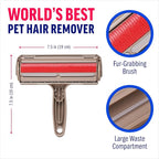 ChomChom Roller Pet Hair Remover - Reusable Dog and Cat Lint Rollers for Furniture, Couch, Car, and Clothes - Limited Dog Edition﻿