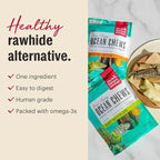 The Honest Kitchen Human Grade Ocean Chews Crispy Cod Fish Skins Dog Treats, 5.5 Ounces