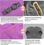BEAUTYZOO Dog Fleece Vest Sweater Winter Jacket for Small and Medium Dogs with D-Ring Leash Cold Weather Coat Hoodie for XS S M Dogs Boy or Girls