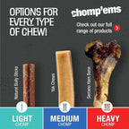 Chomp'ems Purehide Sticks Healthy Natural Rawhide Dog Chew, 12 oz