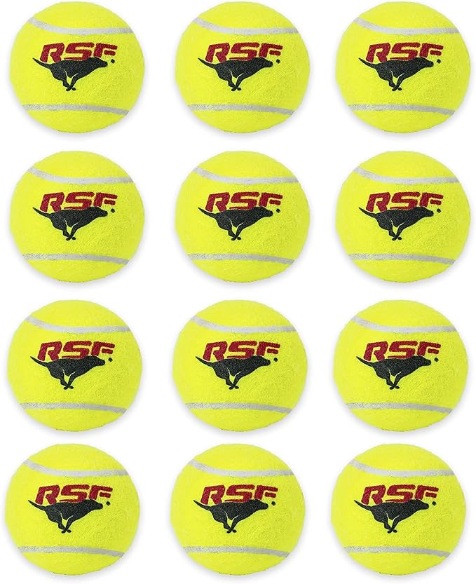 Franklin Pet Supply Co. RSF Squeak Mini 1.75" Tennis Balls - Dog Toy Squeaks When Squeezed - 12 Pack - For Small Dogs - Squeaker Noise