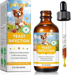 Yeast Infection Treatment for Dogs, Natural Yeast Infection Treatment Drops for Dog Itch Relief, Dog Allergy Relief, Dog Yeast Ear Infection Treatment, 2.02fl.oz