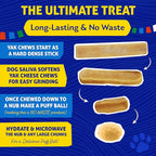 Himalayan Dog Chew Original Yak Cheese Chew, Peanut Butter, 1 Medium Stick, 2.3 oz, Gluten Free, Healthy Treats, Grain & Lactose Free 100% Natural, Long Lasting, for Dogs Under 35 lbs