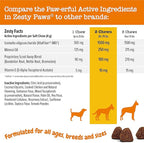 Zesty Paws Scoot Away Soft Chews - Healthy Bowel Function with Bromelain, Vita Fiber for Dogs, & Dandelion Root for Dog Digestive Support and Gut Health - 90 Soft Chews