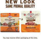 Primal Freeze Dried Dog Food, Pronto Mini Nuggets, Beef; Scoop & Serve, Complete & Balanced Meal; Also Use as Topper or Treat; Premium, Healthy, Grain Free High Protein Raw Dog Food (7 oz)