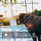 Waterproof Dog Collar Holder for Tile Mate 2024/ Mate 2022 Tracker, Anti Lost Soft Silicone Case for cat pet Necklace, Protective Cover Accessories for Tile Tracker Finder (Black/Green/Pink/Blue)
