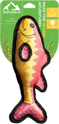 Plush Dog Toys | Bass Fish Stuffed Animal Squeaky Toy for Dogs | Outdoor Pet Toy Built for Adventure