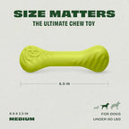 Benebone Natural Rubber Dog Bone Chew Toy, Natural Rubber