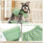 Koneseve Dog Shirt 2 Pack Breathable Sleeveless Vest, Stretchy & Soft, Purple & Vivid Green Size 6XL
