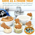 Dog Peanut Butter - with Prebiotic and Probiotic for Dogs to Boost Gut Health - Supports Digestive Support and Immune Support - Peanut Butter Treats - Gut Health (8.46oz)