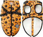 Aiboria Dog Jackets Windproof Outfit Coat Dog Vest Harness Puppy Warm Jacket Halloween Orange 4XL