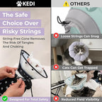 Cat Recovery Cone Kit Post Surgical Soft Pet Vest, Collar, and Non-Irritating Protection Cone for Cats - Comfortable Injury Care Solution (Black with White Paws, Small)