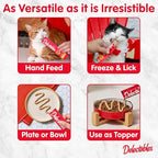 Delectables Squeeze Up Variety Pack, Creamy Squeezable Puree, Lickable Wet Cat Treats, Grain Free, No Added Fillers, No by-Products, No Added Preservatives, 0.5 Ounces Tube, 20 Tubes Total