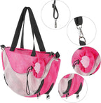 Adjustable Cat Bathing Bag Anti-Bite & Anti-Scratch Bath Washing Mesh Grooming Bag Shoulder Pet Carrier Hands-Free Bag for Small Cats