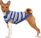 Extra Large Dog T Shirts Clothes Sleeveless Tank Top Vest for Labrador Rottweiler Great Dane, Blue, X-Large
