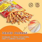 Jungle Calling Dog Treats, Chicken Wrapped Rawhide Chew Sticks - High Protein, Low Fat Dental Chews for Teeth Cleaning & Training Rewards, 10.6oz