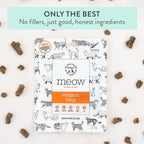 The New Zealand Natural Pet Food Co Meow Air Dried Cat Treats - Venison Lung, High Protein, Healthy Cat Snacks and Toppers, All Natural for All Life Stages, 1.76 oz