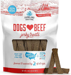 Farmland Traditions Dogs Love Beef Jerky Dog Treats, All Natural, Grain-Free, High Protein Training Treats, 2 Pound Bag