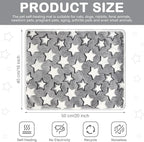 2 Pack Self Warming Cat Bed Self Heating Dog Pad Cat Warming Pad Thermal Pet Mat Washable Reflect Body Heat Removable Cover for Indoor Kittens Puppies Feral Pet(Large Star,16 x 20 Inch)