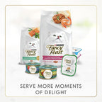 Purina Fancy Feast Senior Wet Cat Food 7 Years Plus Tuna Feast In Gravy Minced - (Pack of 24) 3 oz. Cans