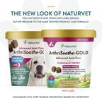 NaturVet ArthriSoothe-Gold Level 3 Advanced Joint Care for Dogs – Soft Chew Dog Supplement with Glucosamine, MSM, Chondroitin & Hyaluronic Acid – Wheat-Free Pet Supplements – 70 Ct.