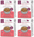 Caru - Classics Beef Stew for Dogs - Healthy Wet Dog Food or Food Topper - Balanced Omega Blend - 12.5 oz Cartons - Pack of 4
