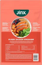 Jinx Premium Dry Dog Food, for All Life-Stages - Real Salmon, Brown Rice & Sweet Potato Kibble with Superfoods for Immune Support & Probiotics for Digestive Support - No Fillers – 4lb