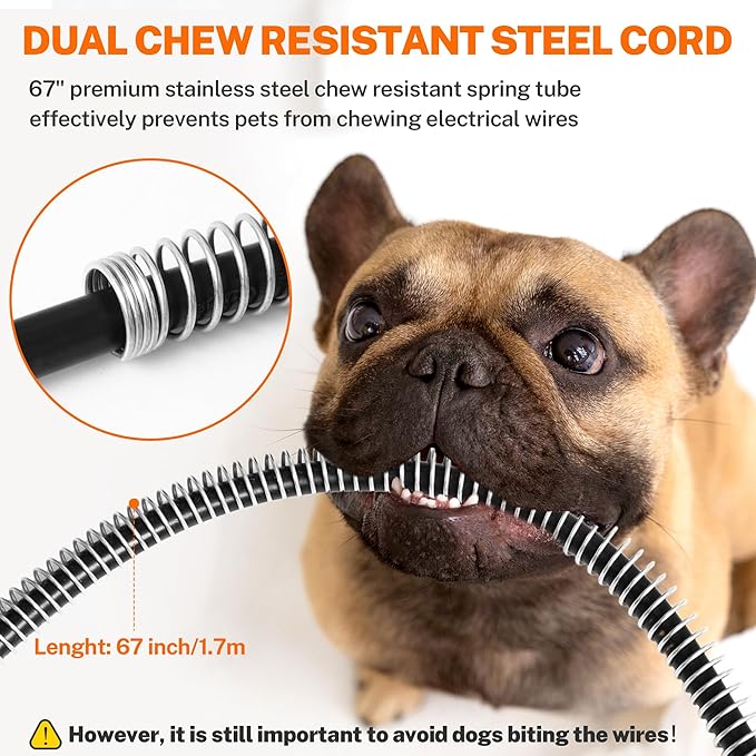 Toozey Outdoor Pet Heating Pad 28x16in, Extremely Waterproof Heated Bed for Dogs and Cats, Thermostatic Control, Chew-Resistant Cord, Soft Electric Blanket with Overheat Protection