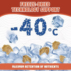 Just Try 6 oz Freeze-Dried Chicken Heart Dog & Cat Treats - Single Ingredient, Grain-Free, High Protein Training Treats Snacks