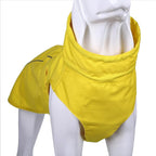 Adjustable Waterproof Dog Raincoat for Dogs,Lightweight Pet Rain Jacket Puppy Clothes with Reflective Strip for Small Medium Large Dogs (Yellow, Small)