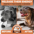 Premium Beef Cheek Rolls for Dogs 5-7" - (5-Pack), Peanut Butter Flavored Long Lasting, Safe & Natural Rawhide Alternative Chews, Ideal for Large Dogs & Aggressive Chewers, Supports Dental Health