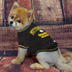NFL Pittsburgh Steelers Dog T-shirt X-Large. - Licensed Shirt for Pets Team Colored with Team Logos- Premium Stretchable Materials for the comfort of your Dog & Cat