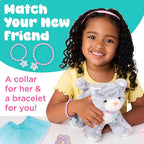 Creativity for Kids Cuddly Kitten Kit | Adopt, Accessorize & Decorate a Plush Pet | Toddler Purse & BFF Jewelry Gift for Girls | Encourages Imaginative Play & Fine Motor Skills (Ages 4+)