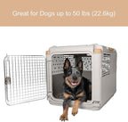 SportPet Designs Collapsible Pet Kennel, 30" Medium (Tan)