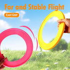 Dog Flying Disc, 4 Pack Dog Toy Gift Set for Medium & Large Dogs, Floating Frisbee for Water Pool Beach, Lightweight Soft Frisbee for Fetch, Tug of War, Catch, Play, 8.5 inch