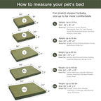 Bedsure Dog Beds Large Sized Dog - Comfy Flat Pet Beds with Removable Washable Cover, Orthopedic Egg Crate Foam Puppy Mat, Suitable for Pet Up to 65 lbs