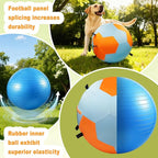 Herding Balls for Dogs, 25 inch Herding Ball for Australian Shepherd, Interactive Herding Ball for Exercise & Mental Stimulation, Outdoor Training Dog Toys with Strap, Blue&Orange
