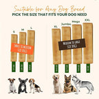 Authentic Himalayan Natural Dog Cheese Chew (Pack of 4 Large & XLarge Chews), Premium Organic Yak Chew, Keeps Your Dog Busy, Ideal for Indoors and Outdoors Use