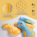 Duck Squeaky Dog Toy, New 2025 Indestructible Dog Toy for Aggressive Chewers, Stuffed Toy with Two Tough Layers, Interactive Tug Training to Keep Them Busy, Yellow