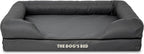 The Dog’s Bed Medium Oxford Grey 30x23.5, Memory Foam, Pain Relief: Arthritis, Hip & Elbow Dysplasia, Post Surgery, Lameness, Supportive, Calming, Waterproof Washable Cover, Veterinary Approved