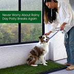 Fresh Patch Real Grass Patch for Dogs, Cats, and Small-Medium Pets Under 15 Pounds – Disposable Pet Grass Pee Pads – Indoor and Outdoor Potty Training Mat (16 Inches x 24 Inches)
