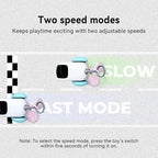 Turbo Tail 5.0 Remote Control Cat Toy, Interactive Cat Toys for Indoor Cats, Automatic Kitten Toys with 2-Speed Adjustment, Remote Control & Rechargeable Exercise Cat Toys for Bored Indoor Adult Cats