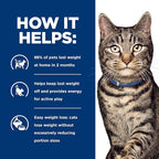 Hill's Prescription Diet Metabolic Weight Management Chicken Flavor Dry Cat Food, Veterinary Diet, 4 lb. Bag