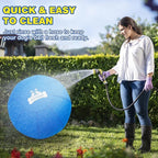 Herding Ball for Dogs 18 Inch - Dual-Layer Heavy Duty Herding Ball for Australian Shepherds, Border Collies & Corgis | Outdoor Herding Toy for Small/Medium Dogs - Backyard Training and Play - Blue