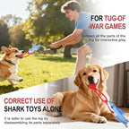 Dog tug of war Toy with Handle,Interactive Dog Toys with Squeak for for Small to Medium Dogs to Exercise Play Rope,Interactive Dog Toys for Boredom