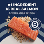 CANIDAE Pure Limited Ingredient Premium Puppy Dry Dog Food, Real Salmon & Oatmeal Recipe, 22 lbs, with Wholesome Grains