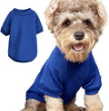 Puppy Sweater for Small Dogs Clothes Warm Winter Cat Clothe Pet Sweatshirt Knitwear Doggie Kitten Clothing, Blue, Medium