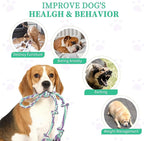 Dog Rope Toys for Large/Medium Aggressive Chewers, Tough Cotton Chew Toy, 3 Feet 5 Knots Indestructible, Tug of War Dog Pull Rope Teeth Cleaning(5 Knots-19.5Inch)