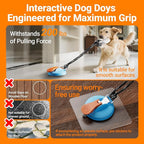 Aktor E-TPU Dog Balls, Interactive Dog Toys Tug of War, Teething Toys for Boredom to Keep Them Busy, Indestructible Dogs Toy for Dogs 2 Types (5 inch, Orange-Blue)
