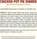 On The Go Dog Food, Chicken Pot Pie Dinner, Turkey Fare Dinner & Homestyle Beef Dinner Variety Pack - 7.5 oz Tray (6 Count), Made in The USA